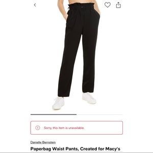 Danielle Bernstein Paperbag Waist Pants, Created for Macy’s